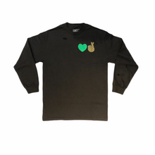 Load image into Gallery viewer, Black Peace &amp; Love Shirt
