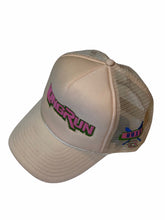 Load image into Gallery viewer, Cream LongRun Trucker Hat
