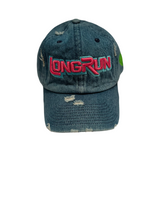 Load image into Gallery viewer, Denim pink &amp; blue longrun PL dad hat
