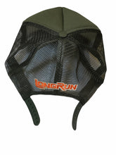 Load image into Gallery viewer, Olive Green LongRun Trucker Hat
