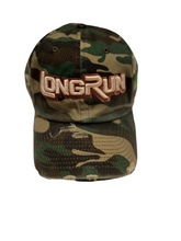 Load image into Gallery viewer, Fatigue bone &amp; brown PL longrun dad hat
