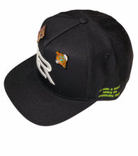 Load image into Gallery viewer, Navy Long Run Snapback Hat
