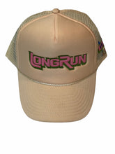 Load image into Gallery viewer, Cream LongRun Trucker Hat

